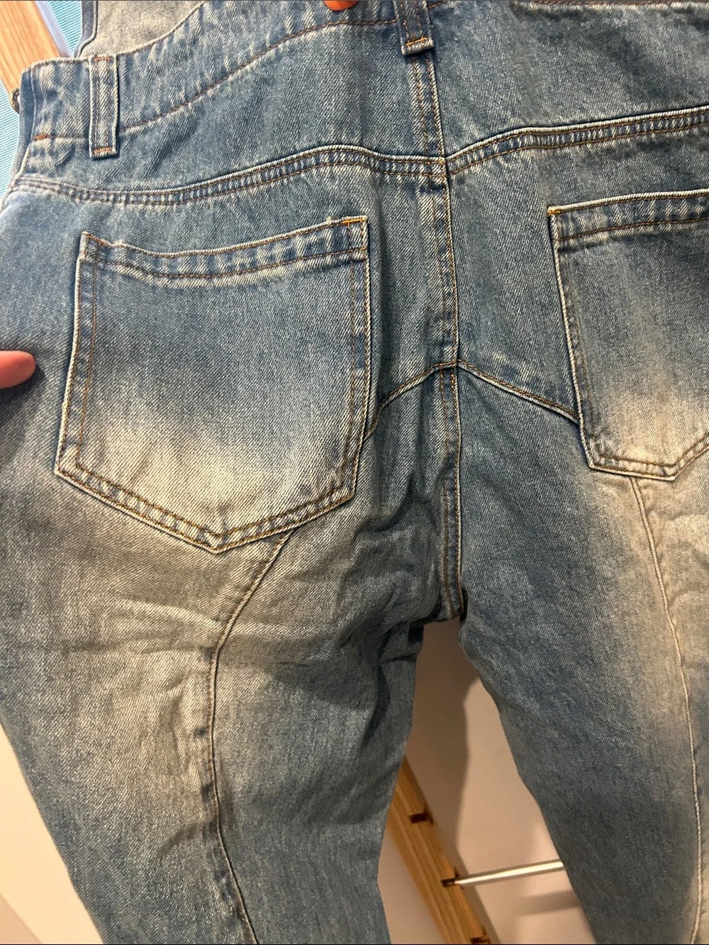 Denim Overalls - Blue Men Jeans Overalls